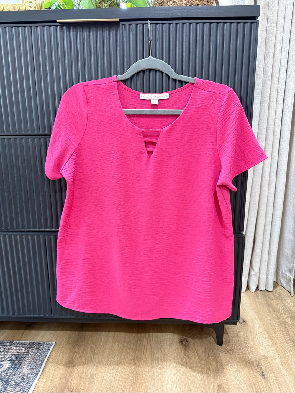 Good Days Only Pink Blouse – Size Small